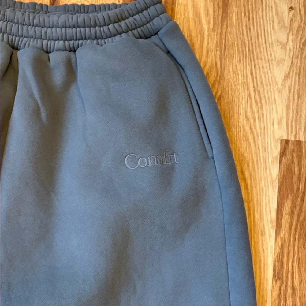 Comfrt Blue Grey Kids Joggers